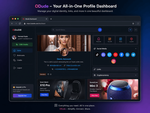 ODude Name Management Dashboard